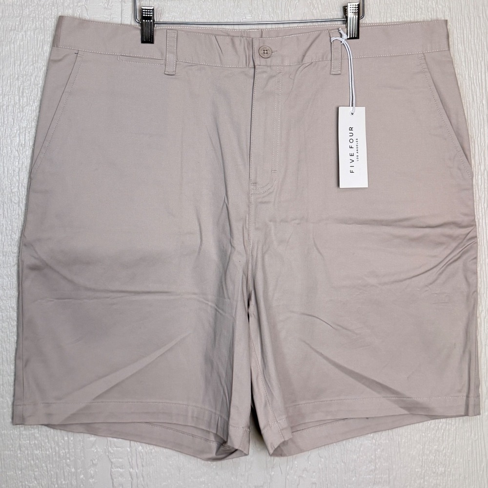 Five Four Los Angeles Cheshire Shorts Mens 40 Modern Sand Khaki New with Tags